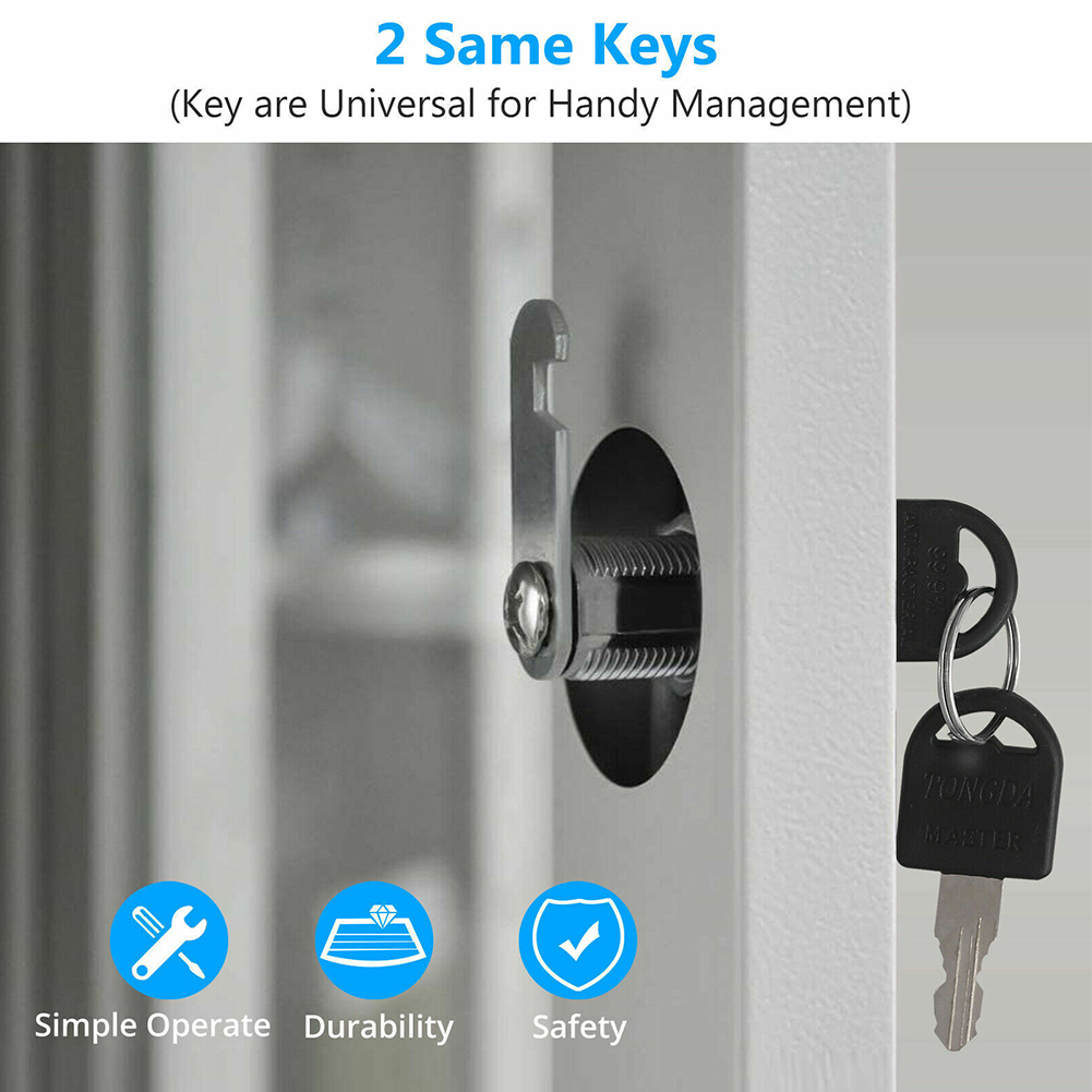 5/8 Inch Drawer Cabinet Lock File Cabinet Cam Locks Black Mailbox Cupboard Door Lock With Keys Tongue Lock Furniture Hardware