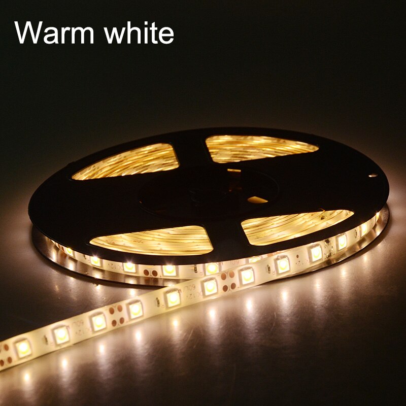 5050 RGB LED bande lumineuse 5 mètres 300 LED s DC 12 V diode LED ruban lumière étanche IP65 rouge vert bleu /blanc froid: Warm White / Waterproof