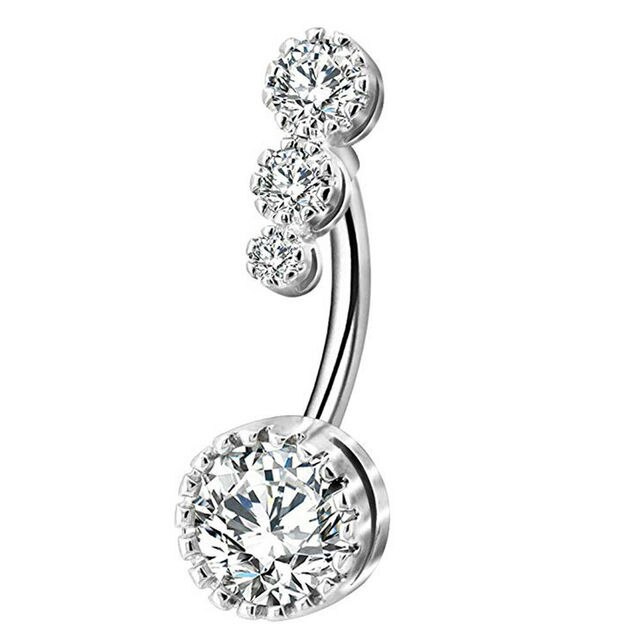 Dubbele Hart Navelpiercing Navel Piercing Ring Bunny Belly Button Piercing Ring Konijn Sieraden Navelstreng Pircing Ring Dangle: style9