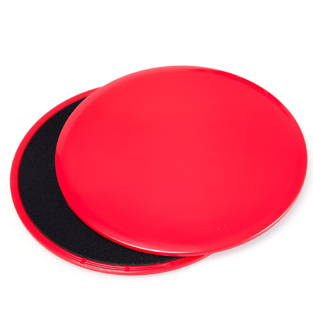 2Pcs Fitness Zweefvliegen Discs Gym Slider Fitness Disc Oefening Core Slider Cross Training Schuiven Disc Fitness Apparatuur Training: Rood