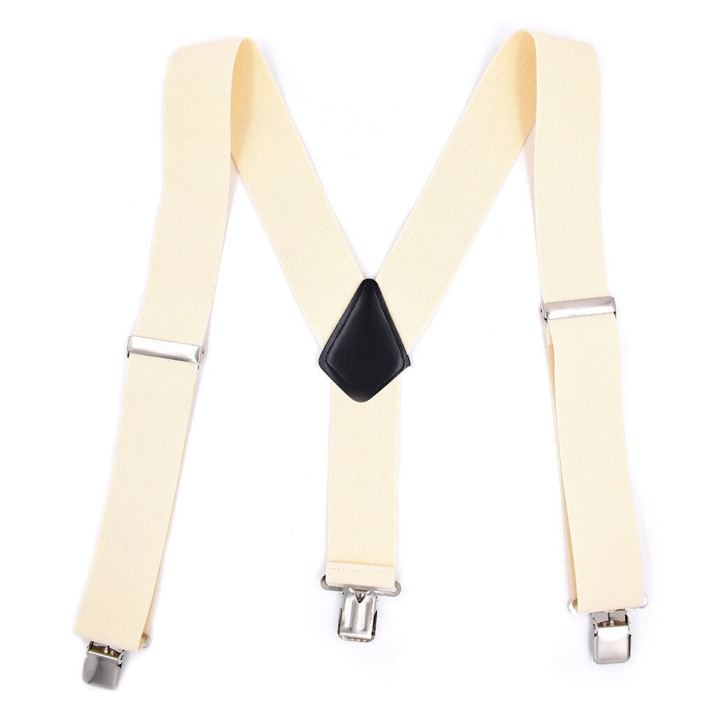 Heavy Duty Suspenders Braces for Men Work Shirt Trousers Pants Suspender Straps Belts Y Back Metal Clips Adjustable Big Tall: D