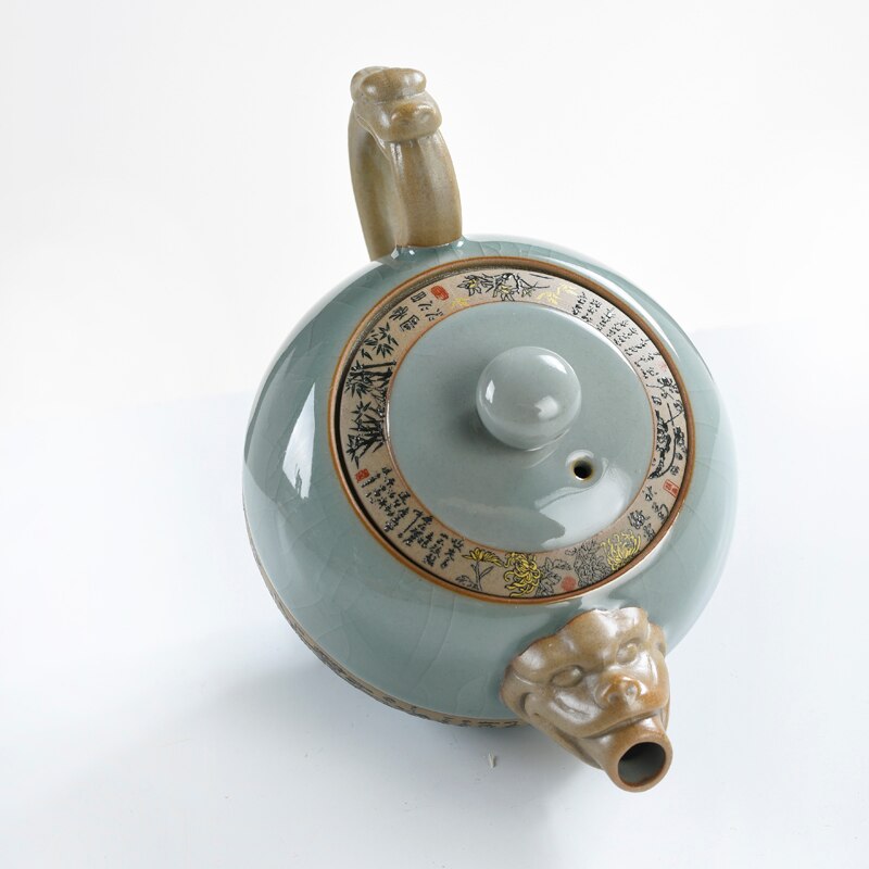 Chinese ceramic teapot simple teacup tea ceremony tea set household Chinese tea coffee tea set