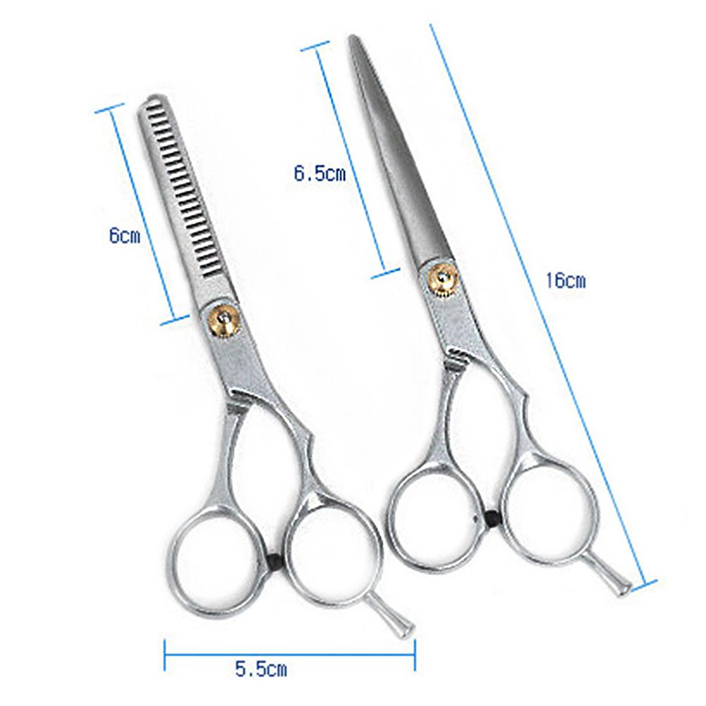 Haircut Set Hair Cutting Scissors Set Hairdressing Scissors Kit with Comb Cape and Others for Hairdressing Styling