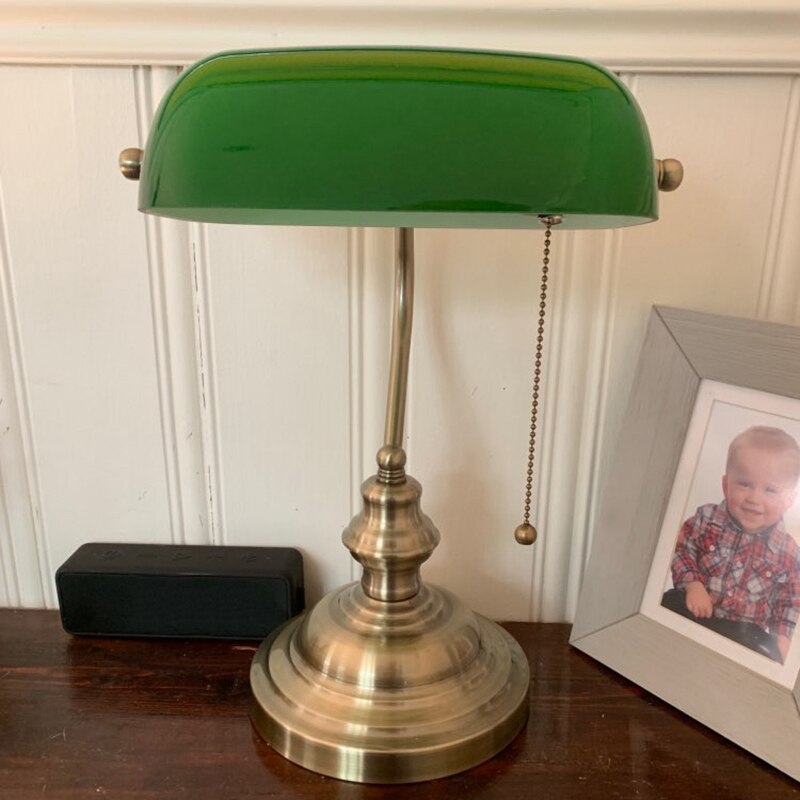 Banker shop lamp shade