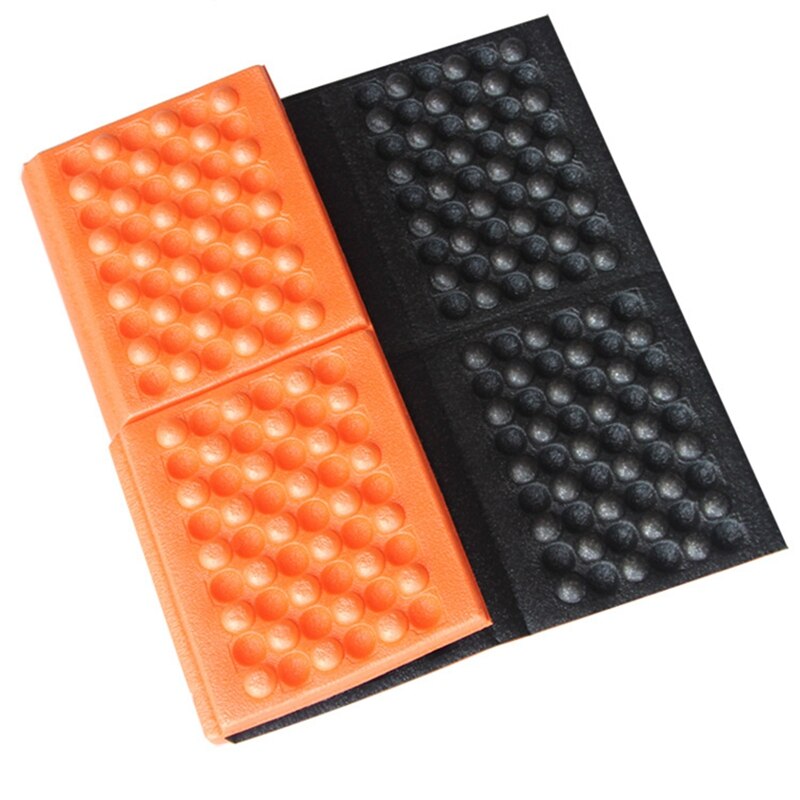 Opvouwbare Outdoor Dual Camping Mat Seat Vochtwerende Xpe Kussen Draagbare Waterdichte Foam Yoga Stoel Picknick Strand Pad Met Zak: OR