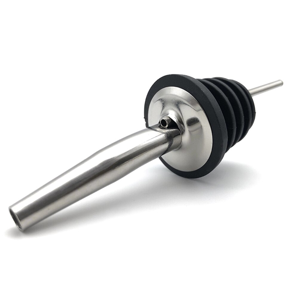 12pcs Stainless Steel Drinks Wine Cocktail Pourer Dispenser Bottle Caps Free Flow Spout Stopper Kitchen Bar Tools FP8: Default Title