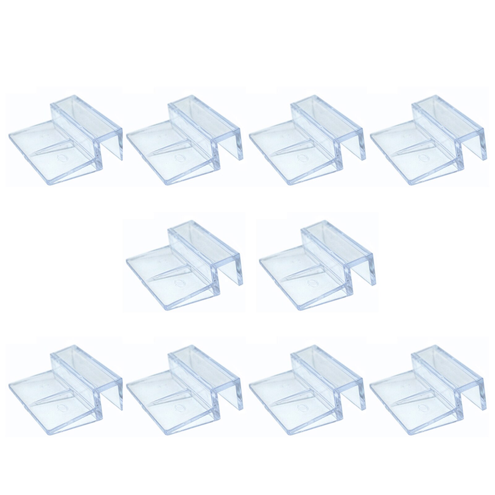 10pcs Fish Aquatic Pet Parts Aquarium Fish Tank Acrylic Clips Glass Cover Support Holders 6/8/10/12mm