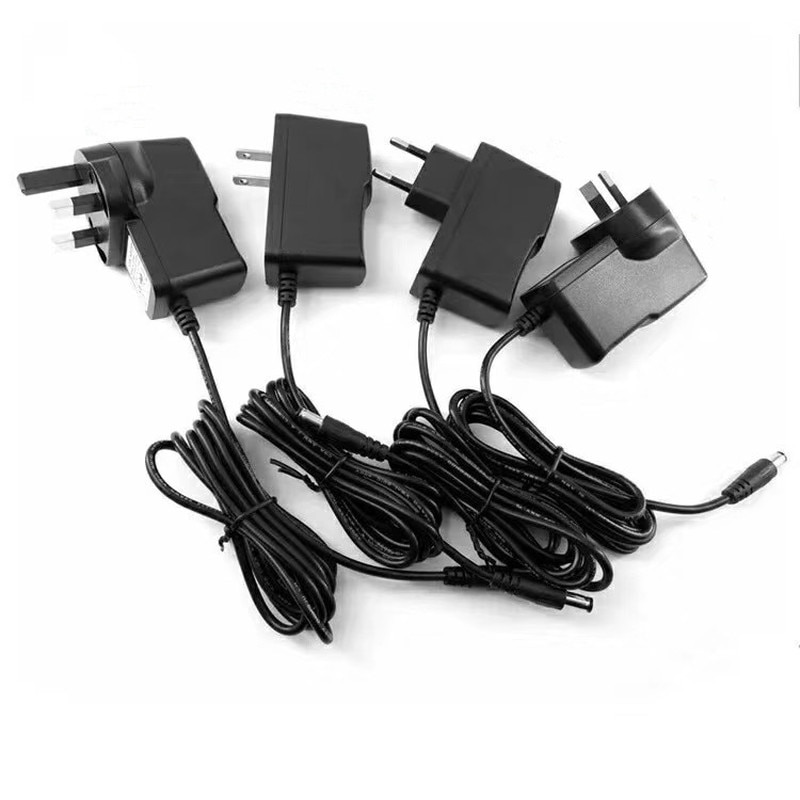 1pcs 100-240V AC to DC Power Adapter Supply Charger adapter 5V 12V 1A 2A 0.5A EU Plug 5.5mm x 2.5mm/5v3aDC Plug Micro USB