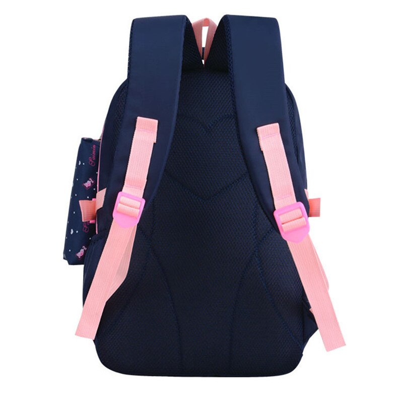 OKKID filles sacs d'école enfants école sac à dos enfants mignon dots livre sac ensemble primaire étudiant sac à dos cartable fille