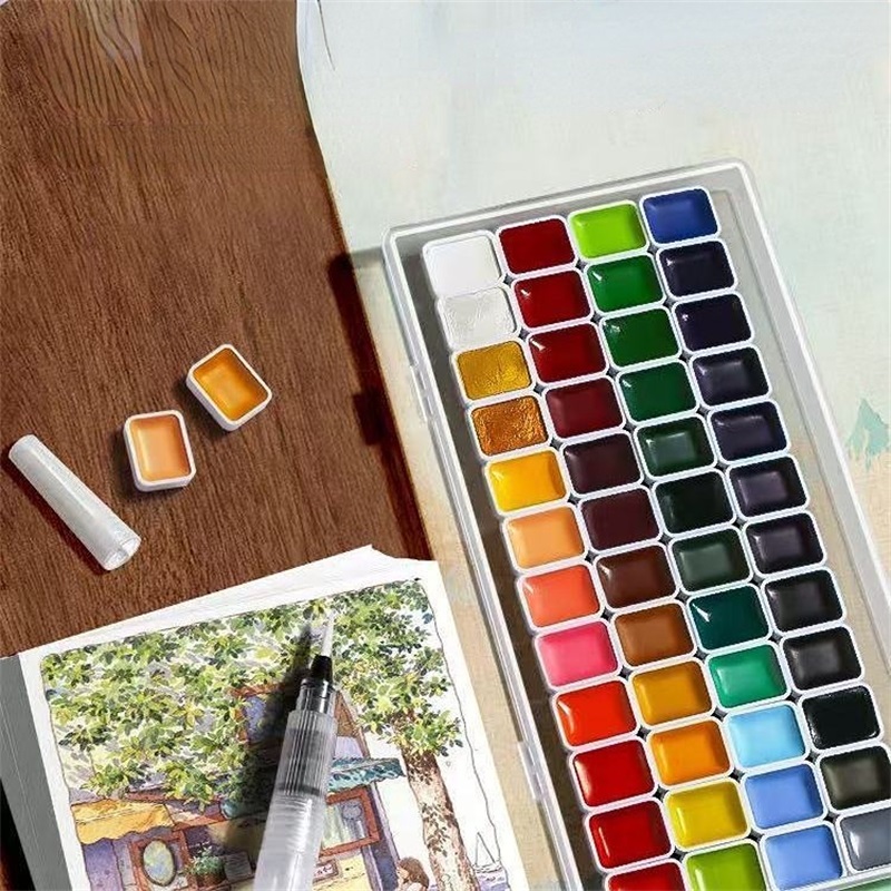 artist watercolor paint 24/36/48/60/98/130colors art set drawing pigment art supplies