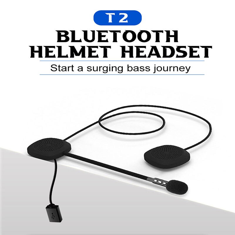 50m waterdichte moto bluetooth draadloze anti-interferentie helm headset gratis bluetooth  v5.0 intercom voor motorfiets