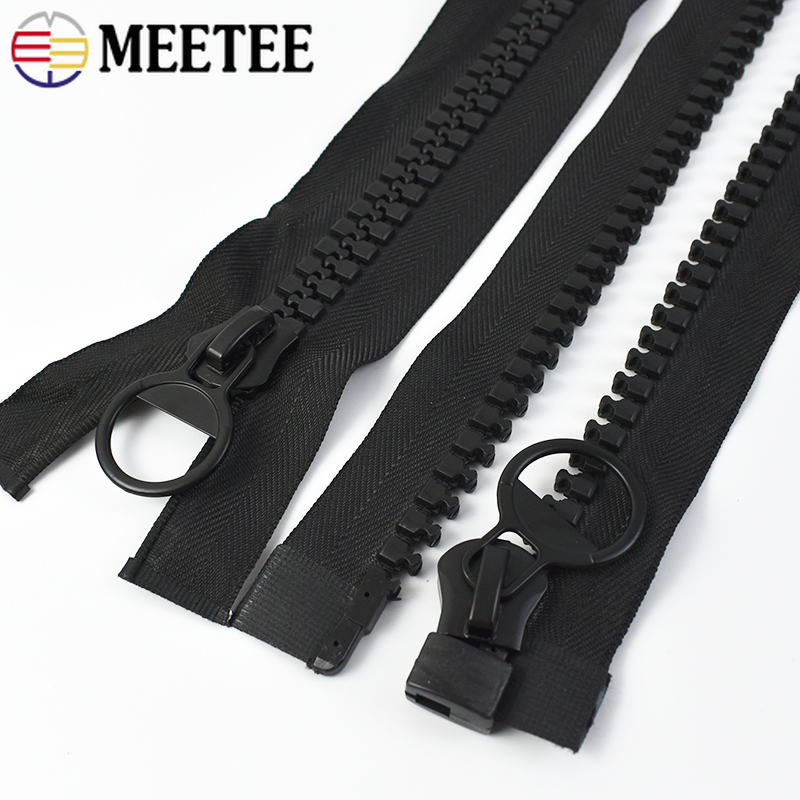 20 # Meetee 60/75/80/100/150/200 cm extra grote hars rits donsjas jas open ritsen vervangbare ritssluiting reparatie accessoires