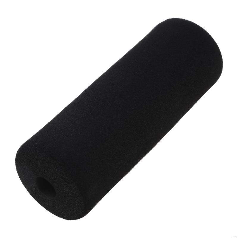 157f svarta skumfotkuddar, rullar, buffertrör, täckning, maskinrör, ben, gym, ersättning