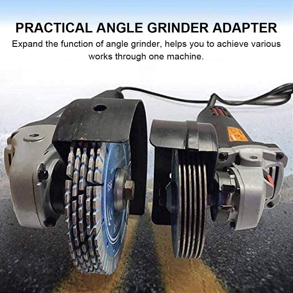 M10/M14 Angle Grinder To Grooving Machine Adapter Conversion Kit Flange Nut Metal Lock Nut Grooving Machine For 100/125-230