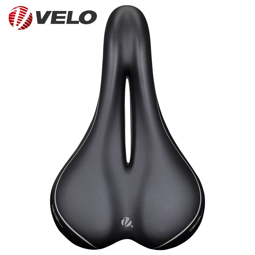 Velo Fietszadel Seat Pro Mtb Zadel Breed Comfort Zachte Kussen Fietszadel Mannen Gewatteerde Zadel Voor Bike Pu Leer VL-4290