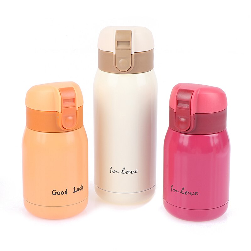 Mini termo de acero inoxidable, taza térmica de café, frasco de vacío, botella aislada, , 200ml/360ml