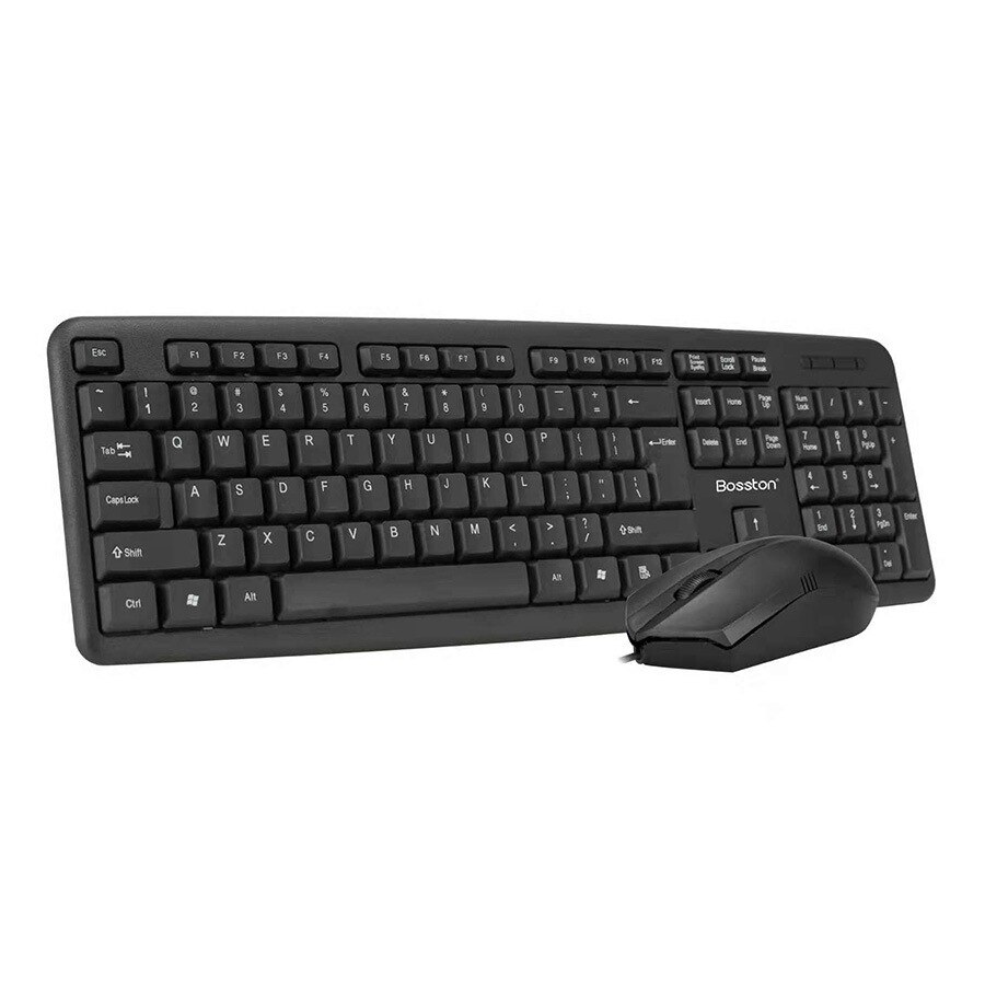 Laptop or Computer USB Interface Wired Keyboard and Mouse set Universal Business Office Use Mute Waterproof Keyboard Mouse
