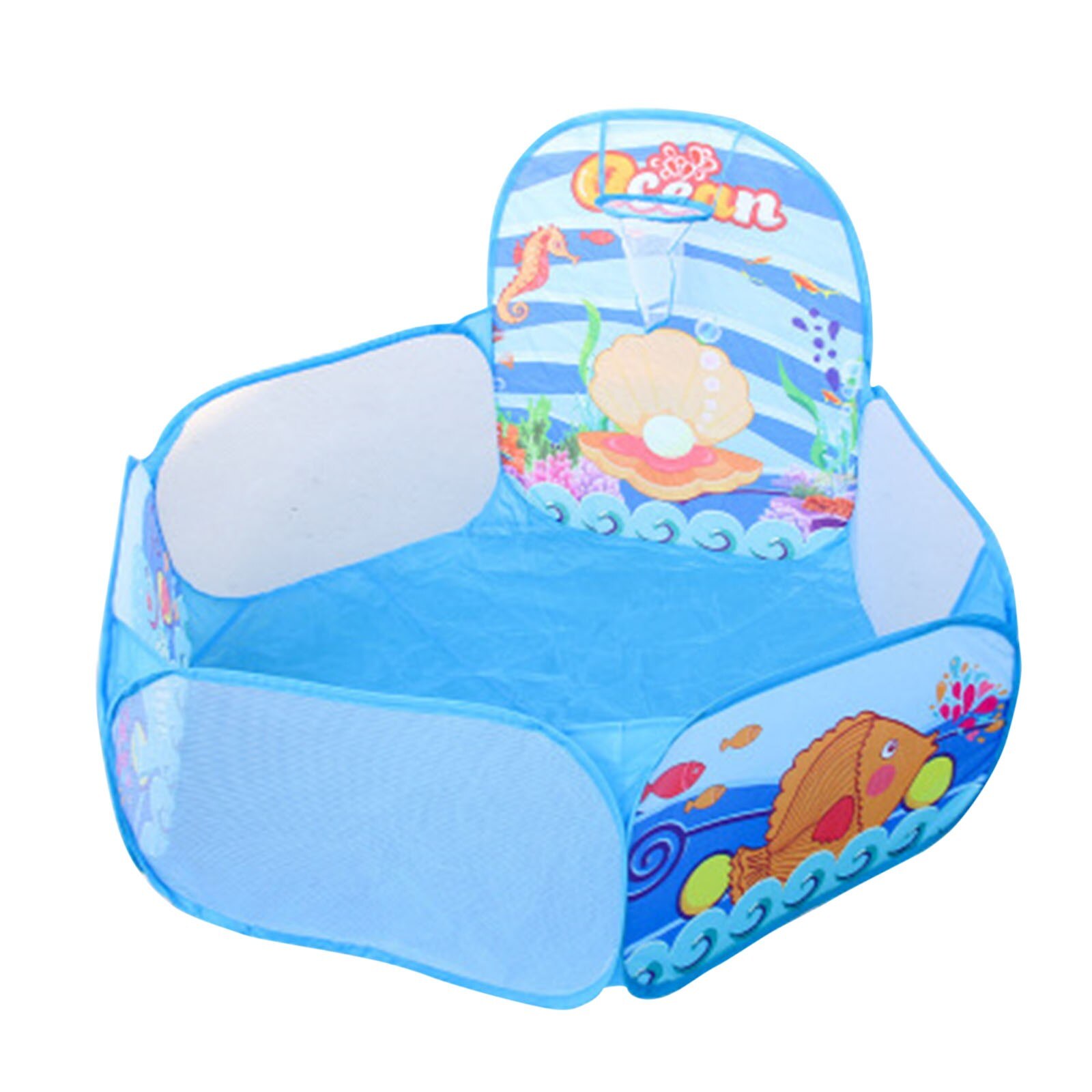 Baby drinnen Spiel Ozean Ball Ebene Ozean Dinosaurier aufbringen Pädagogisches Spielzeug Faltbare freundlicher Spielen Zelt Laufstall Tunnel Spielen Haus: B