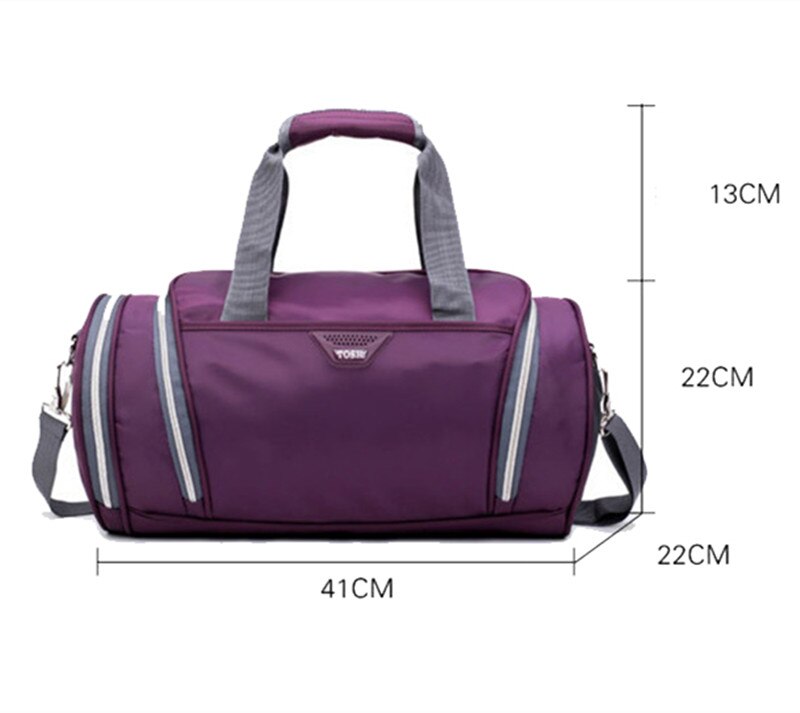 Märke stor weekender duffle bag nylon åkpåse populära paket tygväskor crossbody åkpåsar