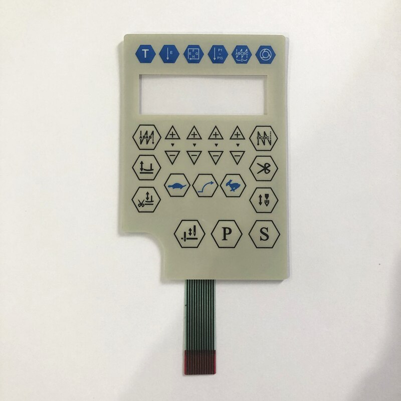 Hulong Hmc Wr Zoje Control Box Blauw Bedieningspaneel Board Membraan Toetsenbord Sticker Switch Industriële Naaimachine Onderdelen