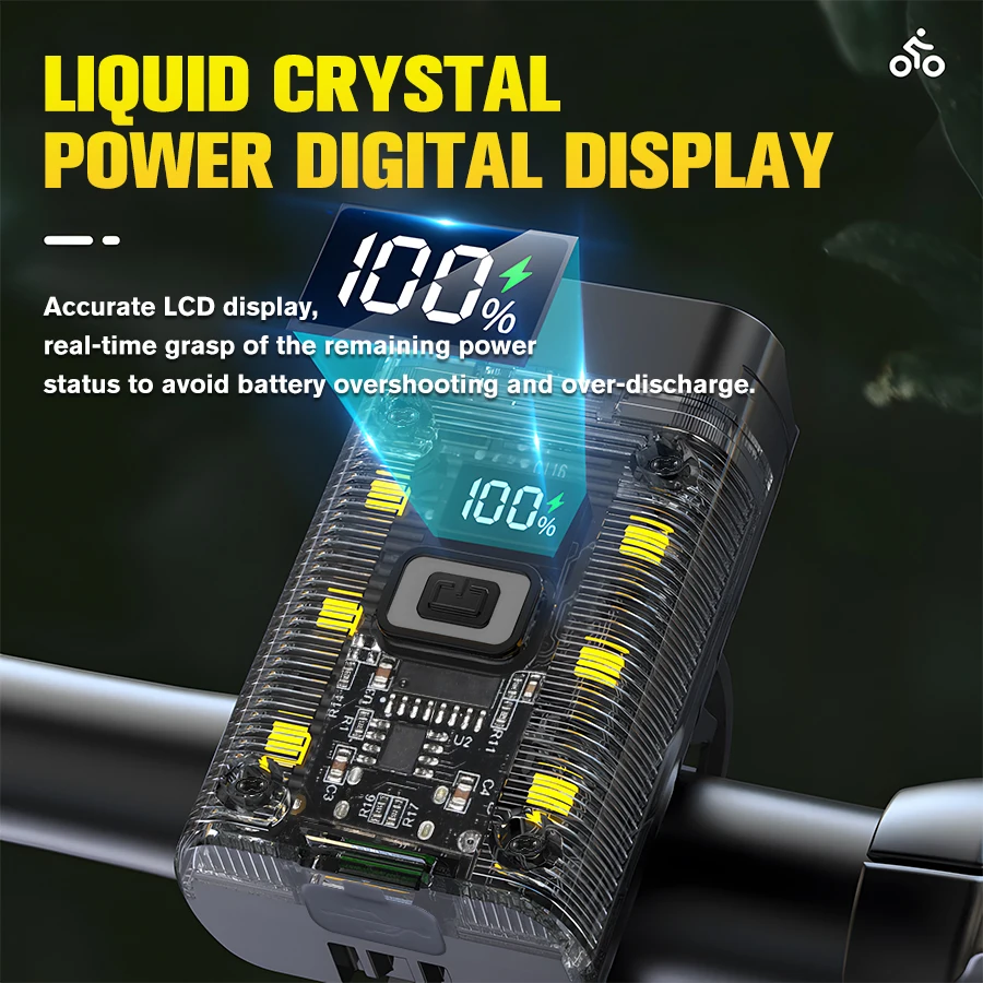 Fietslicht T6 LED Front USB Oplaadbare MTB Mountainbike Lamp 1000LM Fietskoplamp Zaklamp Fietsen Scooter staart