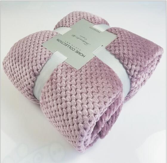 Ananas pläd sammet plysch enfärgad filt supermjuk fleece flanell sängöverdrag överkast sängkläder pläd vuxen: 4