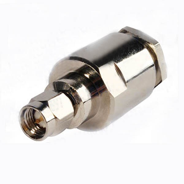 1 pc sma macho plug rf conector coaxial para rg8 rg213 lmr400 em linha reta novo atacado