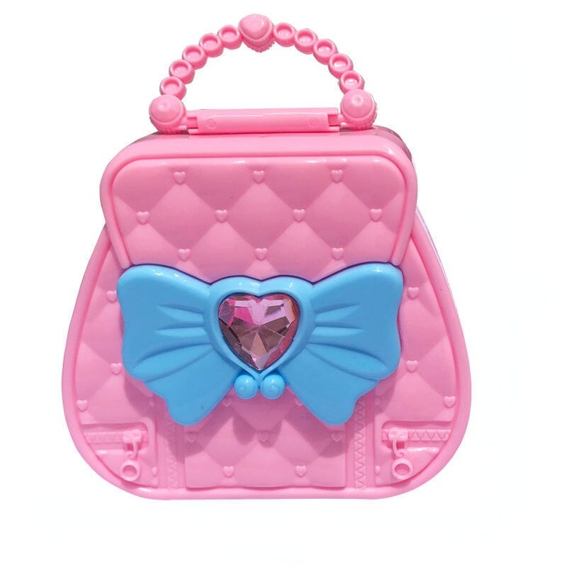 Rosa freundlicher Prinzessin Tasche Mädchen Spielen Haus Handtasche Kleine Mädchen Kosmetik Tasche Nette Mini Tasche Spielzeug für Mädchen