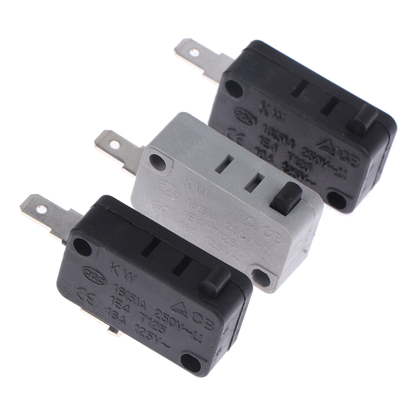 Micro Switch Microwave Oven Kw16(5)A250Vac KW3A Microwave Oven Door Micro Switch 125V/250V 16A Normally Open Switch