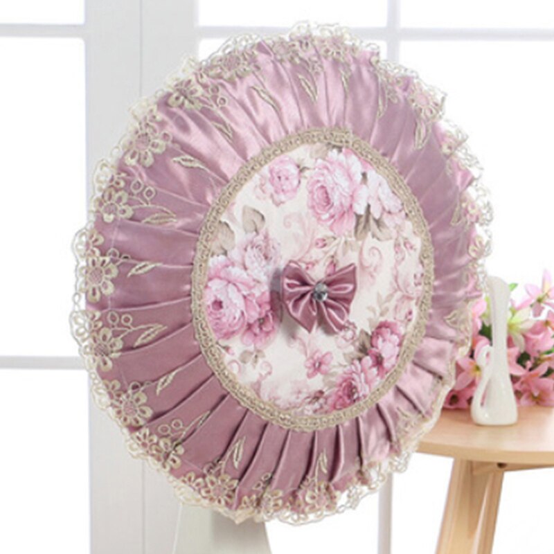 Electric Fan Protection Cover European Polyester Household Round Electric Fan Dust Cover Household Accessories