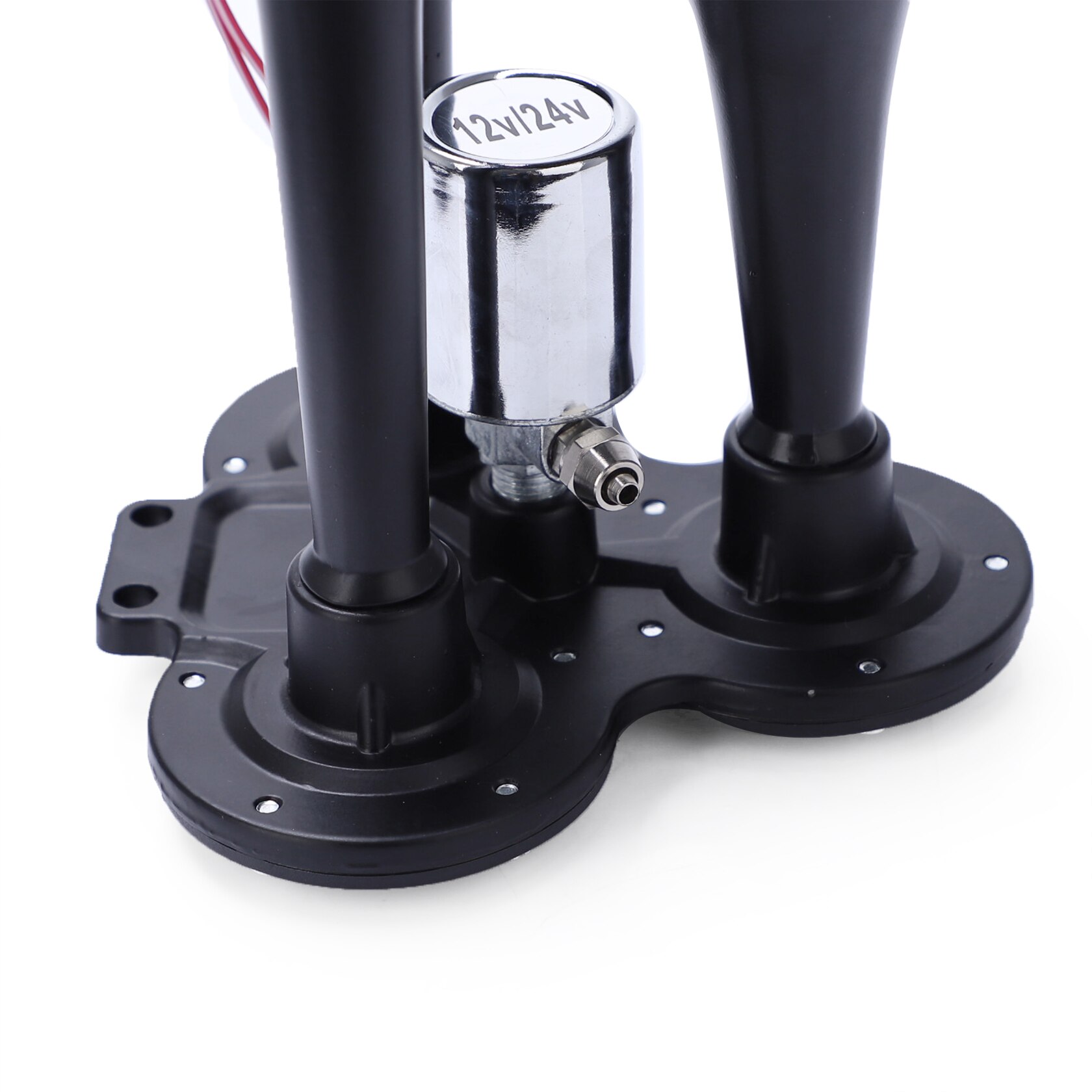 Hoorn Trein Luchthoorn 3 Trompetten Zwart Fit Voor Truck/Auto/Suv Luid Geluid Db 12V/24V