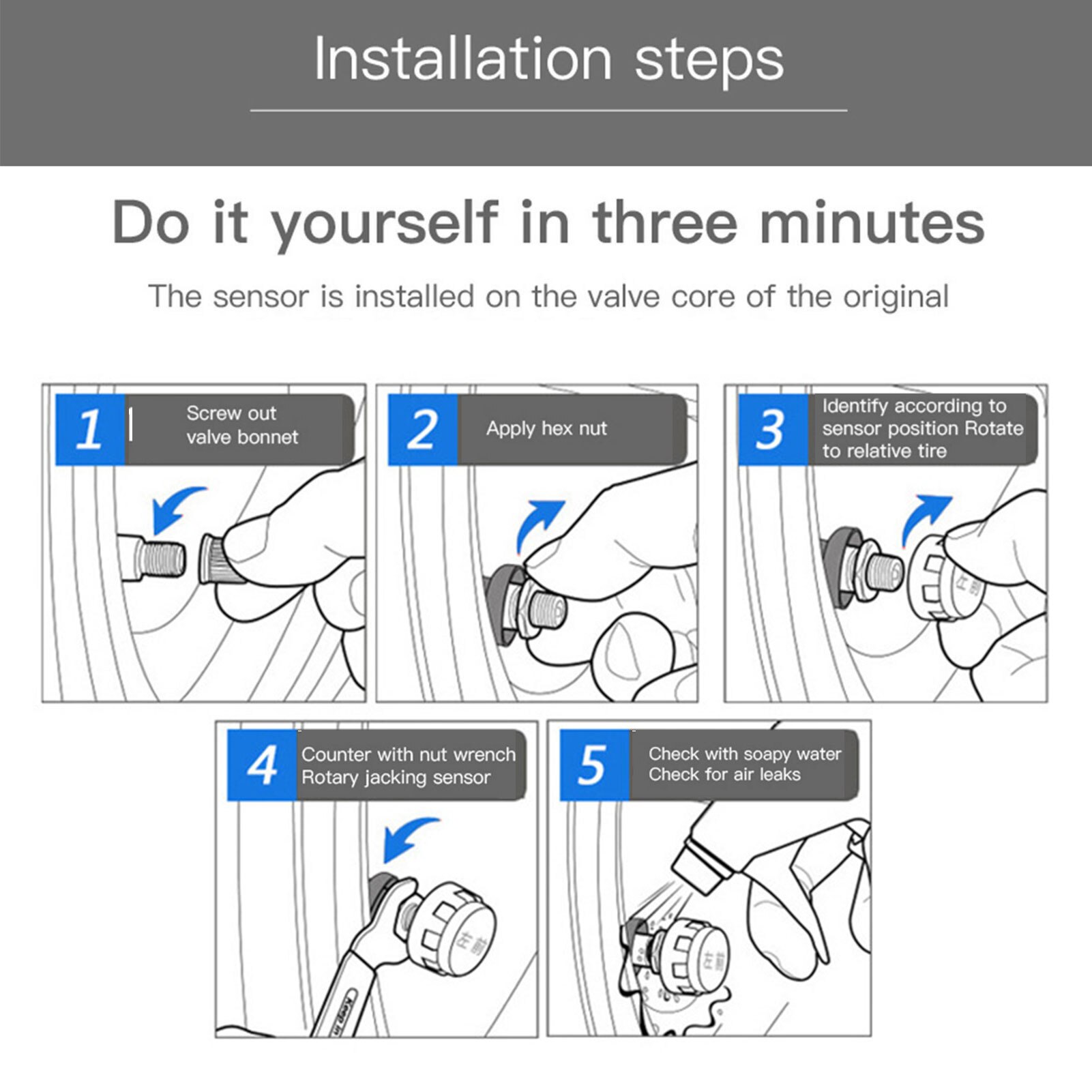 Wireless Motorcycle TPMS Tire Pressure Monitoring System Motor Tyre LCD Display External Tire Pressure Sensors Alarm System
