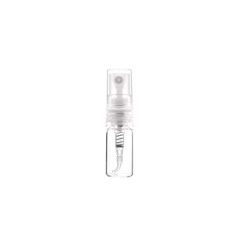 10pcs/lot 2/3/5/10ml Perfume bottle refilling perfume bottle plastic sprayer transparent glass bottle: 2ml transparent