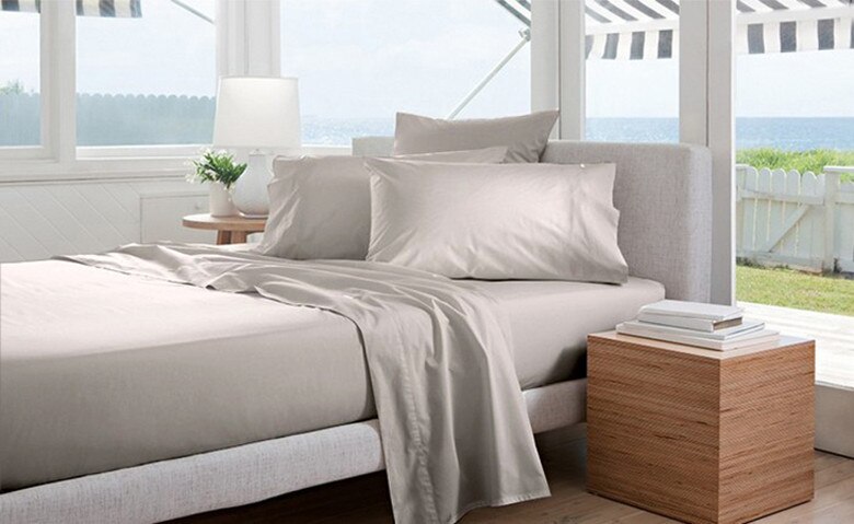 Tissu en coton égyptien 1600 TC 100% pour draps Super largeur 280 cm 110 ''couleurs ivoire blanc 1 mètre comme test d'échantillon: Kaqi gray