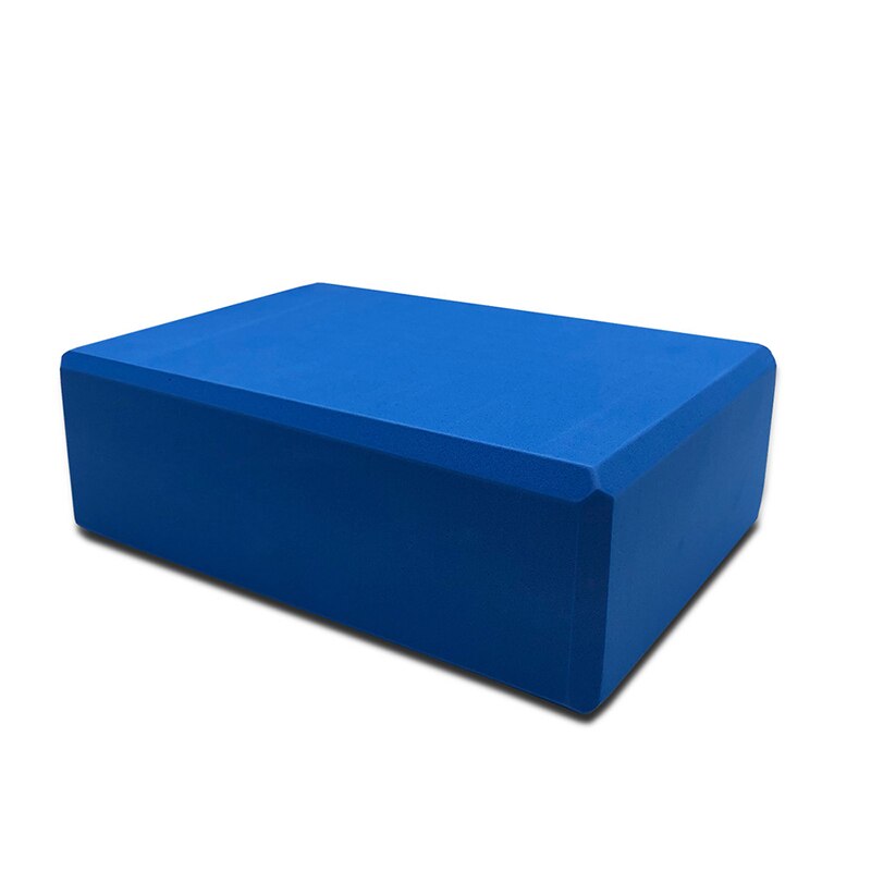 EVA High Density 110g Yoga Brick Yoga Pillow Dancing Brick Environmental Practice Brick: Blue