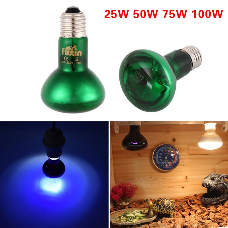 Bombilla térmica para animales de compañía, lámpara de calor para terrario, Reptiles, lagartos, pollo y cerdo, aislante, para cría de animales