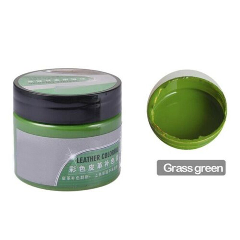 Advanced Leather Repair Gel Auto Maintenance Agent Coating Paste with 8 Related Tools YE: Green