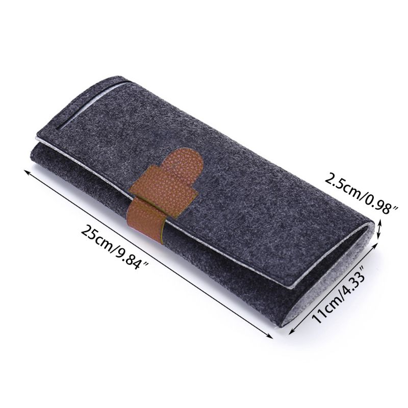 Draagbare Roll-Up Vilt Sieraden Roll Opbergtas Vouwen Reizen Oorbellen Kettingen Armbanden Ringen Container
