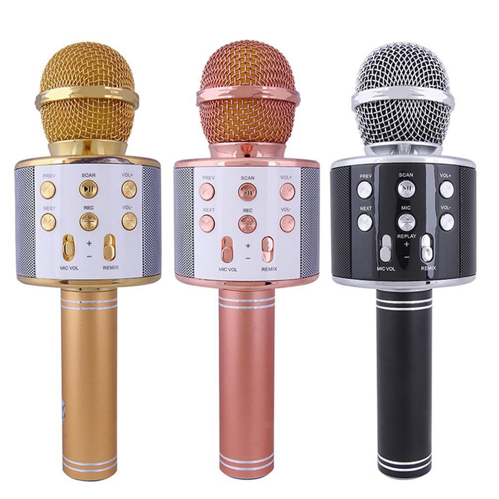 Wireless Microphone Condenser Karaoke Mic Stand Radio Mikrofon Studio Recording Studio Mic Machine