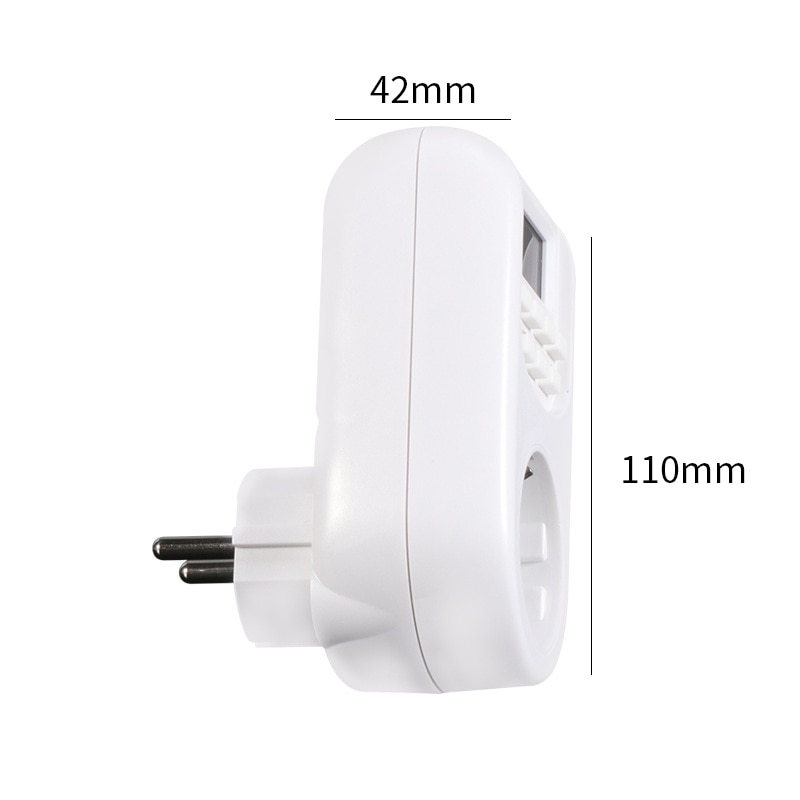 EU Plug Timer Adjustable Programmable Setting of Clock Digital Timer Switch Energy Saving Smart Power Socket
