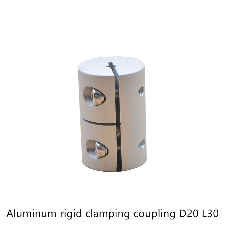 D20 L30 hole minimum 2mm maximum 8mm rigid coupling shaft rod coupler section cnc stepper motor carving machine screw