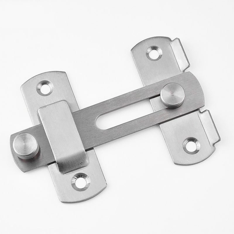 1Pcs Stainless steel Safe Door Bolts/Window/Drawer/TOILET/Bolts Manual Automatic Security Bolt Barrel Anti-theft door Buckle