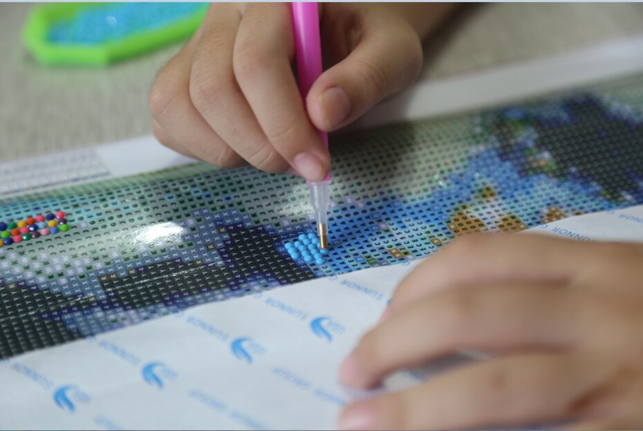 Diamant schilderij Cartoon Chubby Varken Diamanten Kruissteek Volledige boren Ronde boor