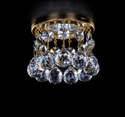 Led kattokruunu lustres de cristal olohuoneen valaistus dia 8*h7.5cm kristalli käytävä valo modernit mini kristallilamput