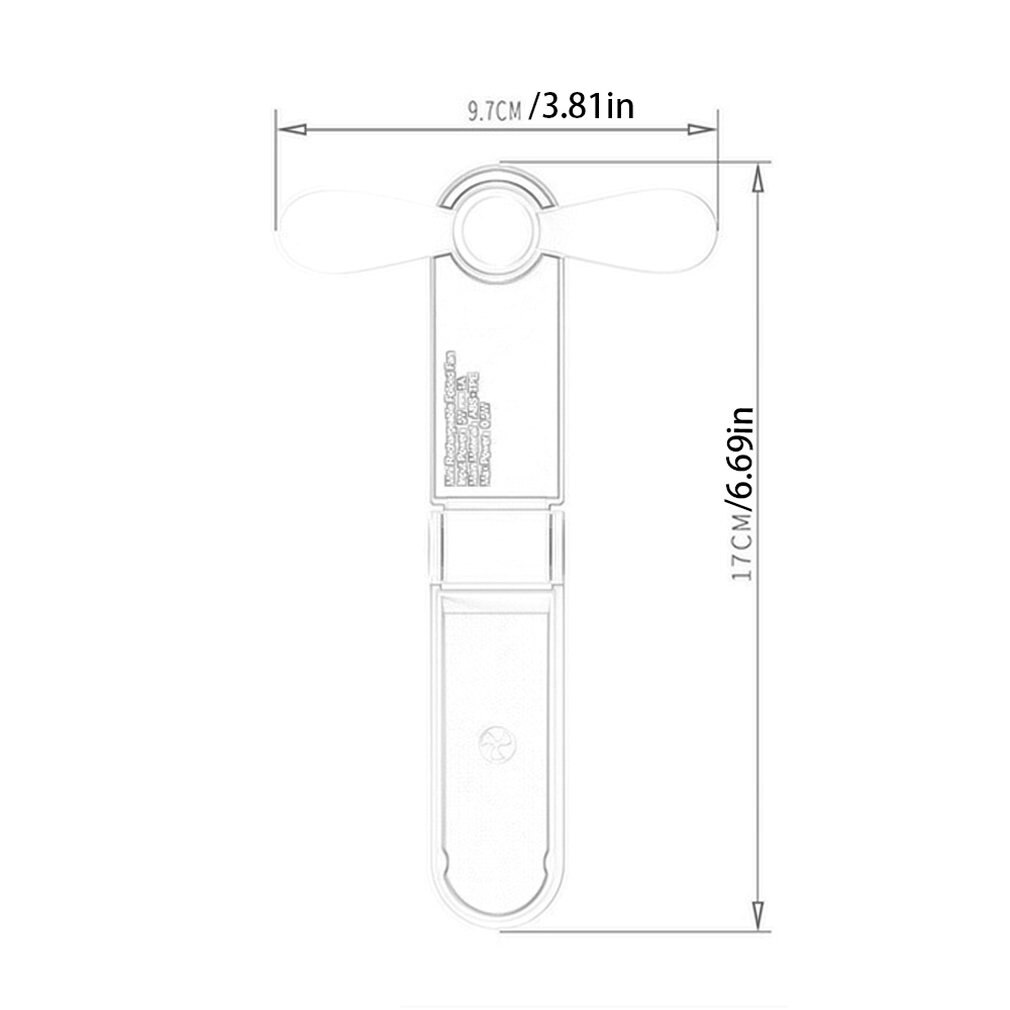 Air Conditioner Usb Pocket Fold Fans Electric Portable Keep Small Fans Originality Electric Household Appliances Electric Fan