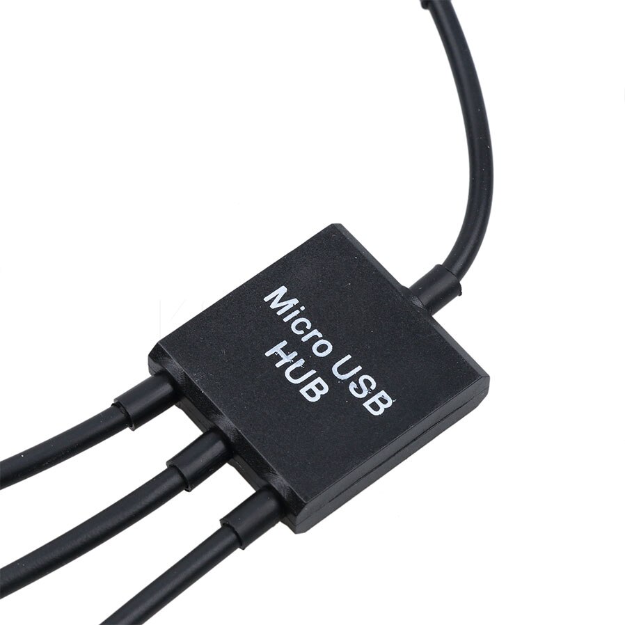 Kebeteme 3 in 1 mannelijke naar vrouwelijke dubbele micro usb 2.0 host otg hub adapterkabel usb splitter voor samsung