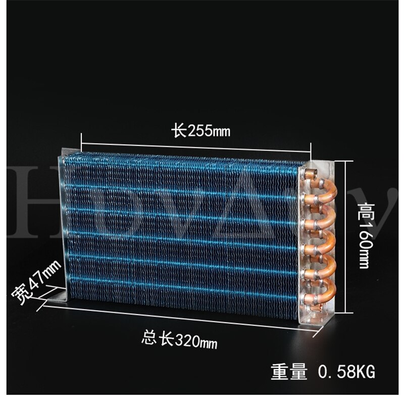 Vriezer Koelkast Condensor Koperen Buis Radiator Koellichaam Zelfgemaakte Kleine Verdamper Koeling Waterkoeling Universele: D