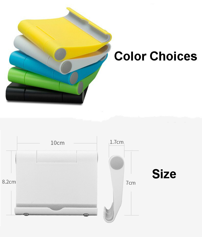 Foldbar universal tablet pc holder mobiltelefon stander bærbar justerbar smartphone ipad support stand