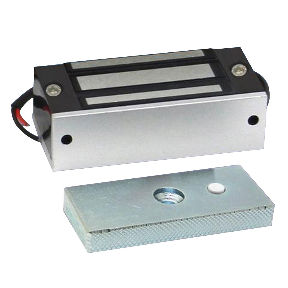 180kg/350lbs Electronic Magnetic Lock Installation Metal 12V Single Door Surface for Household Bedroom Protection: A