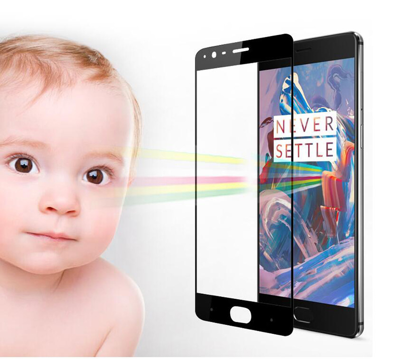 2.5D funda completa templada de vidrio para Oneplus 5 5T 3T 7 6 6T 7T Protector de pantalla para uno más 5 5T 1 + 7 Premium película protectora